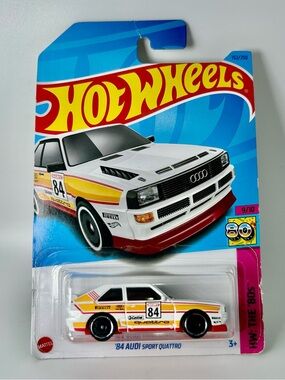 Hot Wheels HW The 80s 1984 Audi Sport Quattro White 9/10 NEW For 2021 152/250